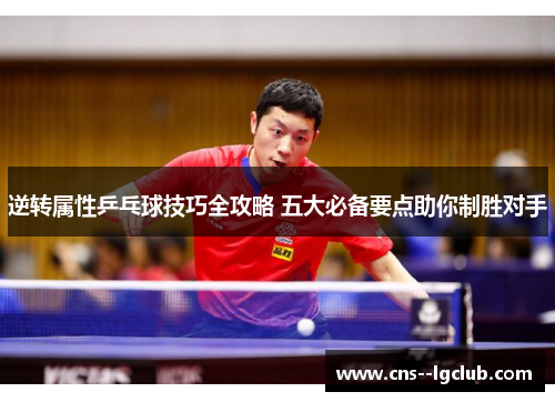 逆转属性乒乓球技巧全攻略 五大必备要点助你制胜对手